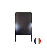 Chevalet stop trottoir avec 2 ardoises amovibles cadre bois dimensions 119x68 cm - Référence : PFN51N_1