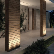 Encastré au sol Nabuco IP68 - LED COB 4W 3000K - 380 lumens - acier inoxydable - design minimaliste_1