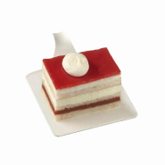 Mini support gâteau carré pulpe de canne 8x8x2,3cm blanc - par 1000_1