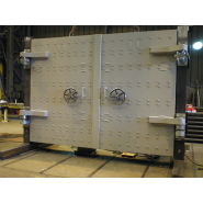 Porte sur-mesure résistante aux explosions pour locaux industriels