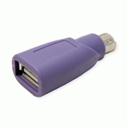 VALUE Adaptateur PS/2 - USB, violet_1