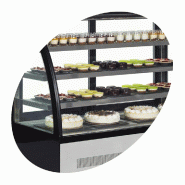 Vitrine réfrigérée sur base 218 litres | Tefcold - LPD1200C/BLACK_1