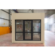 Bungalow de chantier déplaçable avec structure en acier galvanisé