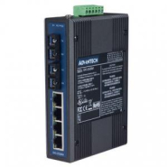 Switch industriel Rail DIN - 4 ports Ethernet 10/100Mbps + 2 ports Fibres mono-mode - Référence EKI-2526M-AE Advantech_1