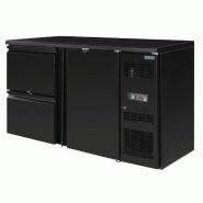Arrière-bar Série U 1 porte et 2 tiroirs GL186 Polar_1
