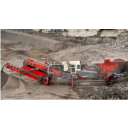 Concasseur à percussion sur chenilles de grande taille - Technologie Prisec - Sandvik QI442 HSI_1