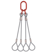 Elingue cable 4 brins avec 4 grandes boucles Référence 4747C_1