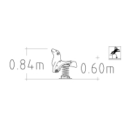 Jeu sur ressort 1 place Sam - réf 8046146 - Hags - Gris - Fondation à enterrer_1