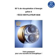 Eco Ventilateur Double Flux Décentralisé - ÖKOLÜFTER 9038 - Silencieux, Récupération de Chaleur et d'Humidité à 90%_1