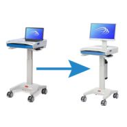 M-40 - chariot informatique - mediantech - pour pc portable_1