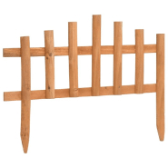 Vidaxl bordure de jardin 10 pcs bois de sapin 4,4 m 314846_1