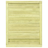 Vidaxl portail de jardin bois de pin imprégné 125x100 cm 45334_1