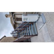 Monte-escalier avec plateforme V6 - pour escaliers droits - sécurité totale - personnalisable en couleurs RAL_1