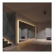 Profilé aluminium en U 2m avec diffuseur opale - Référence Profalslimu - Ultra mince pour ruban LED_1