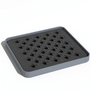 Bac de rétention PE 5 litres - Caillebotis plastique - Gris_1