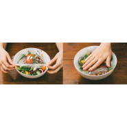 Couvercle alimentaire réutilisable pour réfrigérateur et congélateur