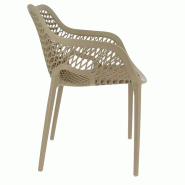 Fauteuil de restaurant exterieur Air - TAUPE_1