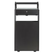 Cendrier corbeille sur pied 12L/60L - Réf. 56448 KOPA - Rossignol - Gris manganèse - Fabrication française et recyclable_1