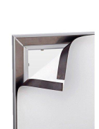 Totem magnétique recto/verso - 61x175,5cm - Base aluminium anodisé - Référence: PE-TOT-MAG-RV_1