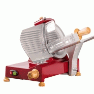 Trancheuse à viande professionnelle F195R - finition bois d'olivier - lame 195 mm - 132 W - Wismer_1