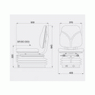 Siège tracteur agricole spa 64_1