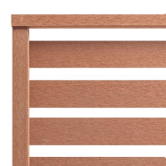 Vidaxl panneau de clôture wpc 180x180 cm marron 318109_1