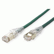Cordon dätwyler cat.6a (classe ea) s/ftp, cu 7702 flex lsoh, amp v2, vert, 7,5 m_1