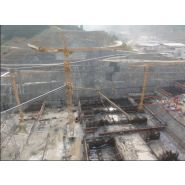 MD 1600 Topbelt 24 - Grue à tour Manitowoc - Hauteur sous crochet 91,6 m (300,5 ft) - Convoyeur béton intégré_1