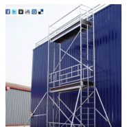Modèle IP échafaudage roulant aluminium ULTRALU - Hauteur travail/plancher maxi 14,30 m / 12,30 m - Usage intensif_1
