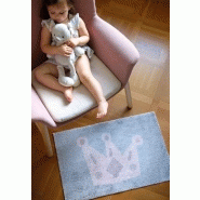 Tapis d'entrée déco intérieur absorbant - Doudou Princesse - 75x50 cm_1