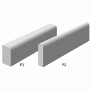 Bordure p1 classe t gravillons lavés 0900 longueur 1m (arthon) st_1