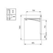 Crosse ClassicStreet - JGB794 MBP-S 750 60 BK - Philips Éclairage - 750 mm - couleur noire_1