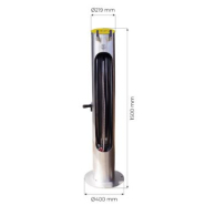 Cyclo Station Acier inoxydable haute résistance Protection Intégrale_1