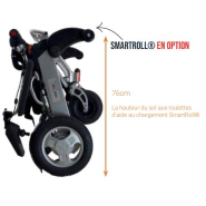 Fauteuil roulant électrique transportable avec dossier semi-inclinable, idéal en terrains accidentés - CITY_1