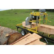 Scierie mobile avec capacité de 14FT (4.2m) log deck