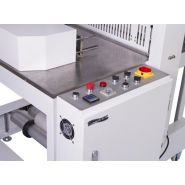 St6040q - fardeleuse semi-automatique Innovex - système poussoir pneumatique et programmation PLC_1