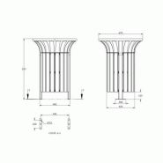 Corbeille MOABI 60 Litres stratifié compact_1