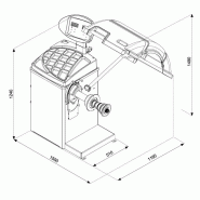 Equilibreuse automatique professionnelle à LED 10? - 24?_1