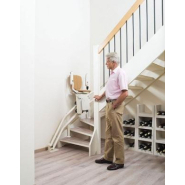Fauteuil monte escalier courbe - ergonomique et confortable avec double rail  - Otolift Two_1