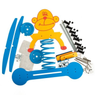 Jeu à ressort biplace conforme EN1176 - Référence BT15069 - Ressort EIBACH et plastiques HDPE durables_1