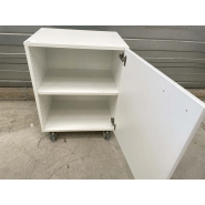 Meuble sous paillasse de laboratoire d'occasion - type caisson placard avec simple porte - Réf. P21091234_1