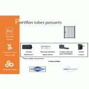 Portillon tubes passants - 1500 / 1250_1