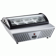 Puits froid vitré 8xGN1/6 100mm 67L Combisteel_1