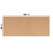 Tête-à-tête pliée en V intissé sable 40x120cm - par 400_1