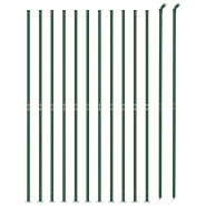 Vidaxl clôture à mailles losangées avec bride vert 1,8x25 m 153949_1