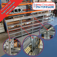 Étagère Galvastar Acier Galvanisé - Hauteur 2000mm, Longueur 1200mm, Profondeur 400mm_1