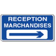Panneau de signalisation - Réception marchandises - Fabrication sur-mesure et française - PVC 2mm ou aluminium_1