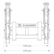 Pince à bois 2 bras avec fourche à palette_1