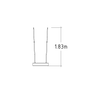 Siège de balançoire BIMP - chaîne gainée plastifiée 6 mm - réf 8049723 - HAGS_1