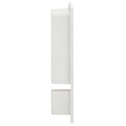 Vidaxl niche de douche avec 2 compartiments blanc mat 41x51x10 cm 151396_1